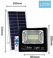 תאורה סולארית חזקה 120W