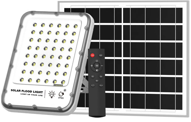 תאורה סולארית חזקה- פרוזקטור לד סולארי נטען - 60 וואט עם שלט תאורה סולארית חזקה- פרוזקטור לד סולארי נטען - 60 וואט עם שלט