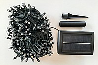 גרילנדה סולארית שרשרת נורות לד 300 נורות לד LED באורך 33 מ' מוגן מים בגוון לבן חם צהוב