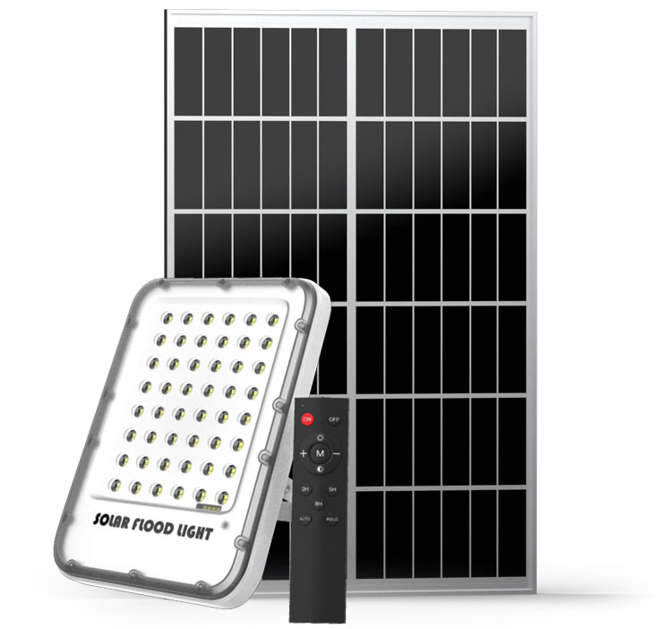 תאורה סולארית - פרוזקטור לד סולארי - 200 וואט עם שלט תאורה סולארית - פרוזקטור לד סולארי - 200 וואט עם שלט