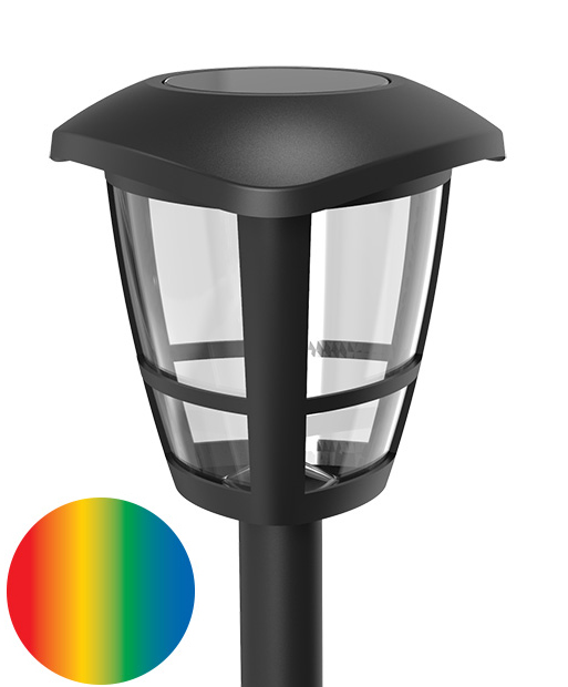 תאורה סולארית לגינה מחליף צבעים דגם דאבלין תאורה סולארית לגינה מחליף צבעים דגם דאבלין