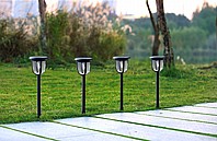 תאורת חוץ סולארית לגינה דגם סלוניקי עם נורת אדיסון 10 LUM