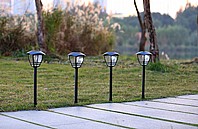 תאורה סולארית לגינה דגם אתונה לבן חם / צהוב 44 ס