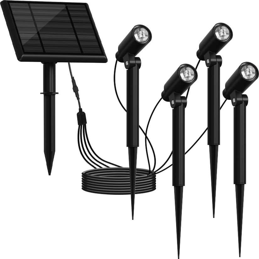 תאורת חוץ סולארית לגינה סט 4 ספוטים מקצועיים תאורה בגוון חם תאורת חוץ סולארית לגינה סט 4 ספוטים מקצועיים תאורה בגוון חם